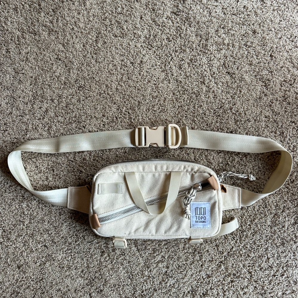 Topo Designs Beige Belt Bag